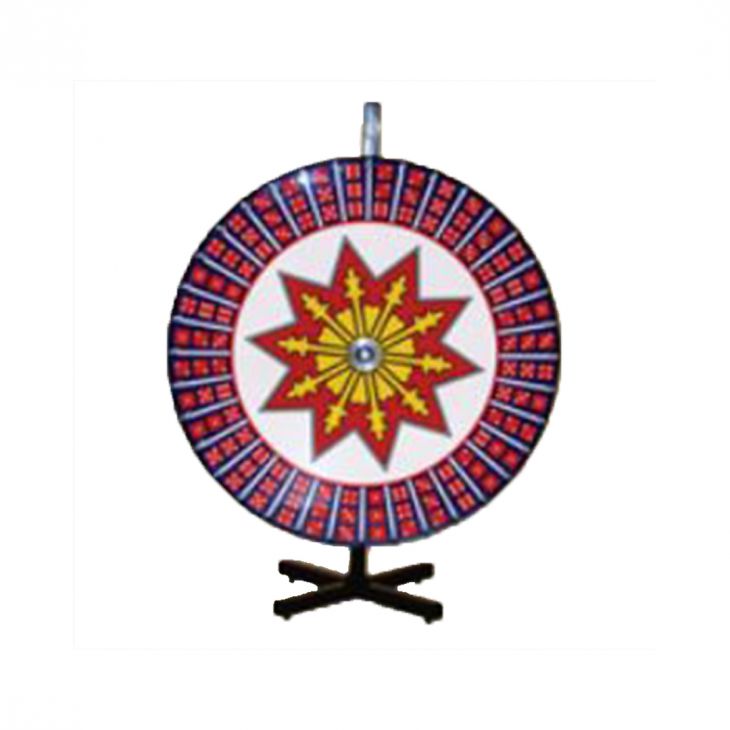 42" Big 6 Dice Wheel with Table Stand main image